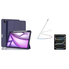 GENERICO - Estuche Smart Case Con Lápiz y Vidrio Compatible Con Lenovo Idea Tab 11