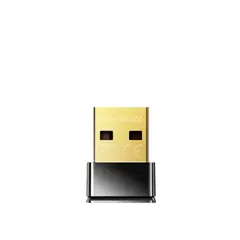 CUDY - Adaptador USB Wi-Fi WU300 300Mbps Mini PC Laptop