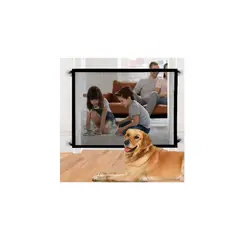GENERICO - Puerta Para Perros Mascotas Y Bebes Malla 100x72cm