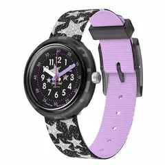SWATCH - Relojes Flik Flak Niña Starry Night. Reloj Plástico Negro ZFPNP168