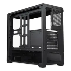 GENERICO - Caja Atx Gamer Para Pc Panorámica Vidrio Templado Gabinete