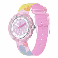 SWATCH - Relojes Flik Flak Niña Pastel Paradise. Reloj Plástico Rosa ZFPNP170