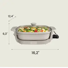 BELLA - Sartén Eléctrica Menaje De Cocina Make & Take Marca