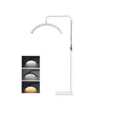 GENERICO - Lampara Media Luna Pedestal HD-M8X Color Blanco