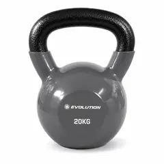 EVOLUTION FITNESS - Pesa Rusa Evolution Recubierta En Vinilo 20 Kg Gris