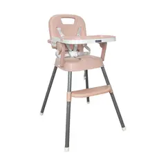 HAPPY BABY - Silla Comedor 3 en 1 bebé CP7000N Rosa