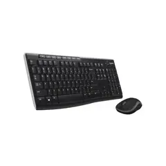 LOGITECH - Combo de Teclado y Mouse Inalámbrico MK270 USB con Alcance Extendido