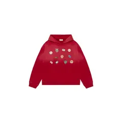 UTOPICO - Hoodie Celebridad — Rojo Wash