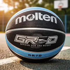 MOLTEN - Balon de Baloncesto Caucho 12p Bgrx #7 Outdoor Indoor