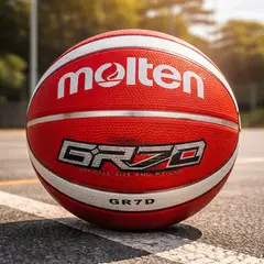 MOLTEN - Balon de Baloncesto Caucho 12p Bgrx #7 Outdoor Indoor