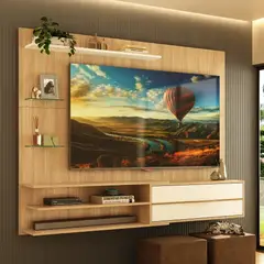 GENERICO - Mueble TV Rio con Repisas de Vidrio para 65 Pulgadas