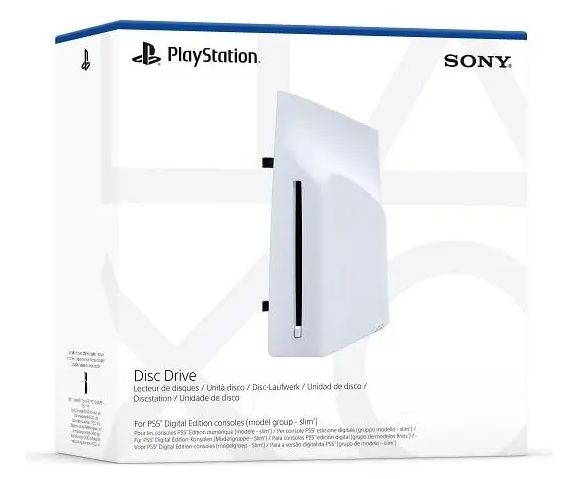 Unidad de Disco para Consola PlayStation 5 Slim y Pro Blanca