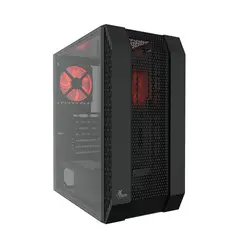 XTECH - DEIMOS - Chasis tipo torre ATX mediana para videojuegos con ventana de acrílico