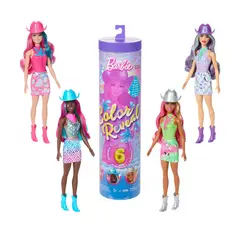 MATTEL - Barbie Color Reveal Muñeca Moda Disco Sorpresa