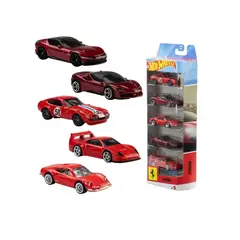 HOT WHEELS - Autos Ferrari Pack X 5 Mattel