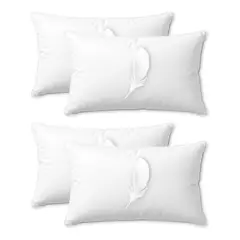 ENERGY PLUS - Set X4 Almohada Pluma De Pato 70x50 Soporte Descanso Premium