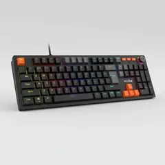 WEIBO - Teclado Mecánico Gamer RGB WB-555 USB para PC