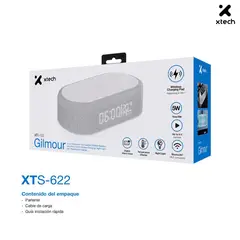 XTECH - Parlante Gilmour - Speaker - Gray and White with Light