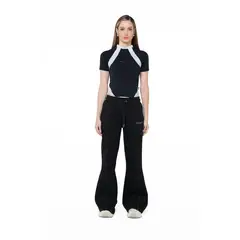 CLEMONT - CAMISETA MUJER IRISDECENTE NEGRO