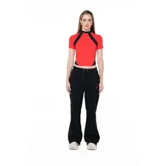 CLEMONT - CAMISETA MUJER IRISDECENTE ROJO