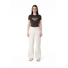CLEMONT - CAMISETA MUJER NODO MOCCA