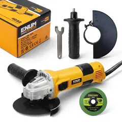 ENUM - Pulidora Profesional 4-1/2'' 1150w 11000rpm + Disco Corte de Vidrio