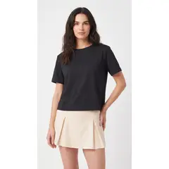 BELIFE - Camiseta deportiva negra para mujer
