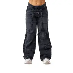 CLEMONT - JEAN CARGO MUJER LABIRINTO NEGRO