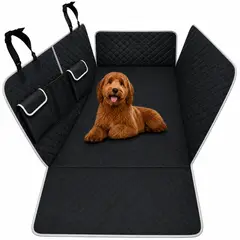 ONE PIXEL - Protector Forro Cubre Asiento Carro Perros Mascotas Negro Impermeable