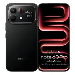 INFINIX - Celular NOTE 60 Pro Edicion Especial Pininfanina 5G 256GB/8+8 GB RAM - Negro