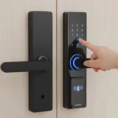 VTA CASA INTELIGENTE - Cerradura Biométrica Inteligente WiFi + Bluetooth Para Puerta