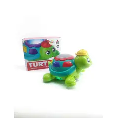 JUGUETERIA EXPRESS - TORTUGA CON LUZ SONIDO Y MOVIMIENTO PELOTA