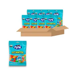 FINI - Dulces Gomas Oceanitos Lisos Surtidos 8und X80g