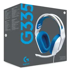 LOGITECH - Audífonos Diadema Gaming G335 Blanca Cable