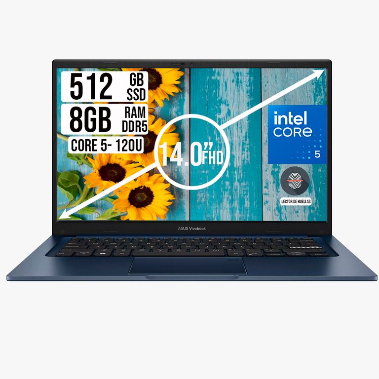 Portatil Vivobook 14 Intel Core 5 120U Ram 8GB SSD 512GB LED FHD 14"