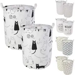 GENERICO - Cesta para ropa plegable en tela Pequeña