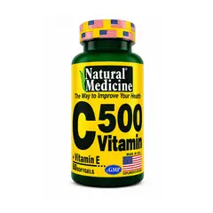 NATURAL MEDICINE - SUPLEMENTO CON VITAMINA C COMPLEX + VITAMINA E 500MG X 60 SOFTGELS.
