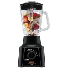IMUSA - Licuadora Powermix Glass 5 Velocidades