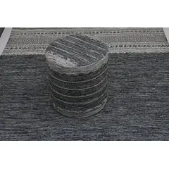 GENERICO - PUFF DECOGHAR IC14491 DK.GREY KILIM PUFF 0.40 X 0.40 M