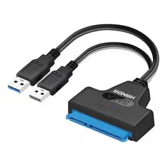 GENERICO - Cable Adaptador Disco Duro 2.5'' Hdd/ssd Sata A Usb 2.0/3.0