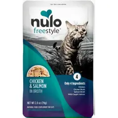 CATLIKE - Alimento Humedo Nulo Cat Grain Free Sabor Pollo Y Salmon 79gr Pouch