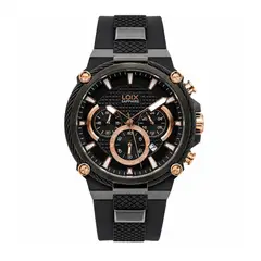 LOIX - Reloj Para Hombre Elegante Deportivo LA2121 En Goma Negro