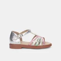 BUBBLE GUMMERS - Sandalias Para Niña Bubblegummers Gris Ginger First Step Girls 1 +