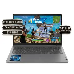 Lenovo - V14 G5 INTEL CORE i5 210H, RAM DDR5 40GB , SSD 512GB, 14 FHD, GRIS OSCURO