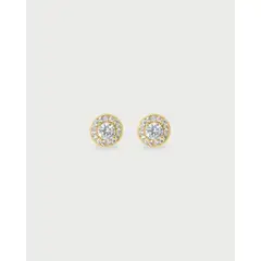 LUNAMAR - Aretes Circulares Cristal