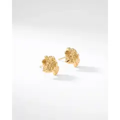 LUNAMAR - Aretes Tallados Oro