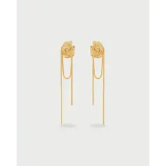 LUNAMAR - Aretes Largos Textura
