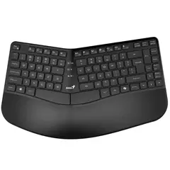GENIUS - TECLADO ERGO KB-7000BT BLUETOOTH Y USB NEGRO