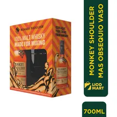 GENERICO - WHISKY MONKEY SHOULDER 700 ML MAS OBSEQUIO VASO
