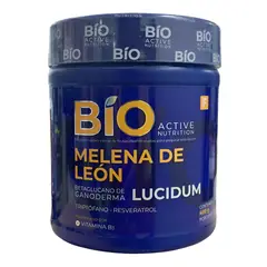 GENERICO - Bio Active Nutrition Suplemento Melena de León + Ganoderma 400g Naranja